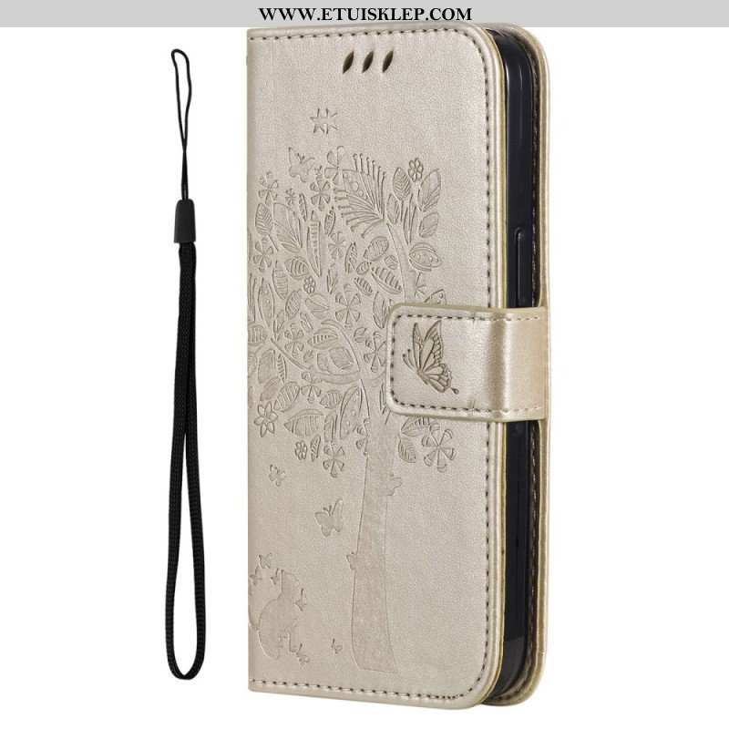 Etui Folio do Xiaomi 12T / 12T Pro Kot Pod Drzewem